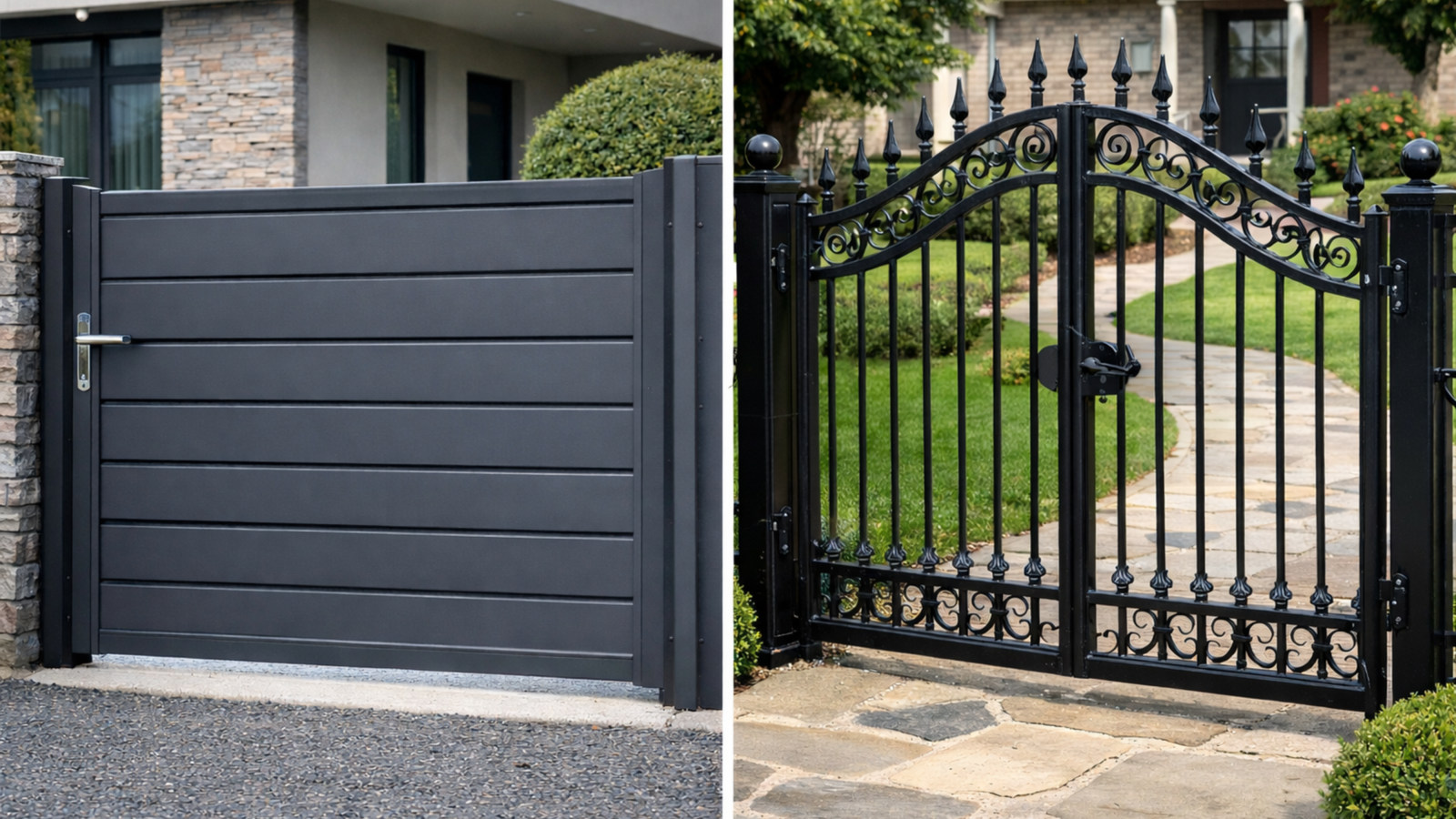 Aluminum Gate vs Iron Gate: Which One Delivers More Value for Your Home?