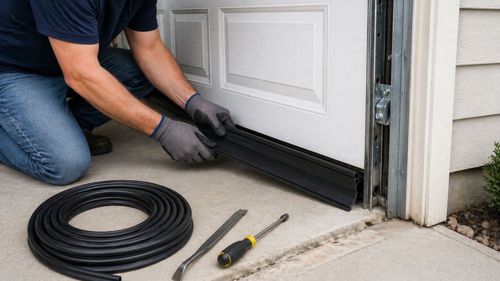 How to Replace a Garage Door Seal the Right Way