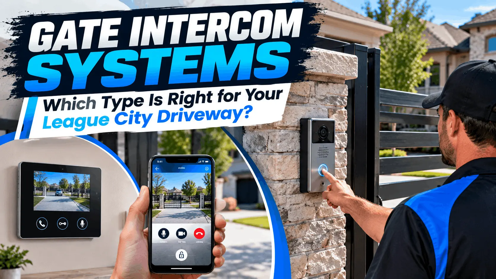 Gate Intercom Systems Which Type Is Right for Your League City Driveway
